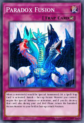 Fusión Paradójica FUEN-058, carta de Yu-Gi-Oh! de Fusion Enforcers
