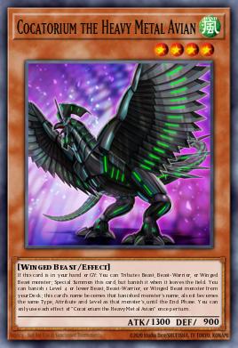 Cocatorium el Ave de Metal Pesado GFP2-038