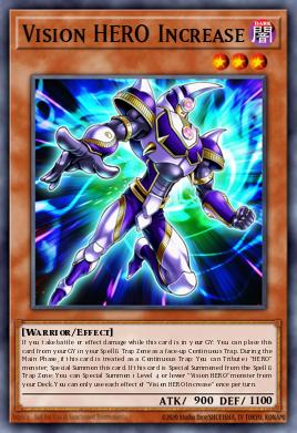 HÉROE Visión de Incremento GFP2-057, carta de Yu-Gi-Oh! de Ghosts From the Past: The 2nd Haunting