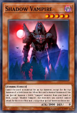Vampiro de Sombra GFP2-071, carta de Yu-Gi-Oh! de Ghosts From the Past: The 2nd Haunting