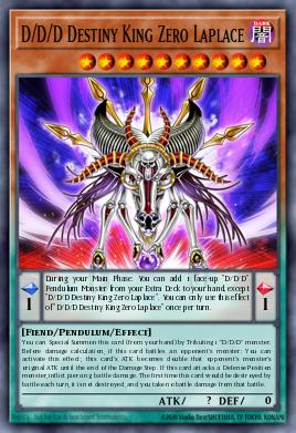 D/D/D Laplace Cero, Rey del Destino GFP2-079