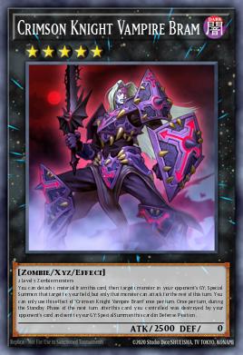 Caballero Vampiro Carmesí Bram GFP2-138, carta de Yu-Gi-Oh! de Ghosts From the Past: The 2nd Haunting
