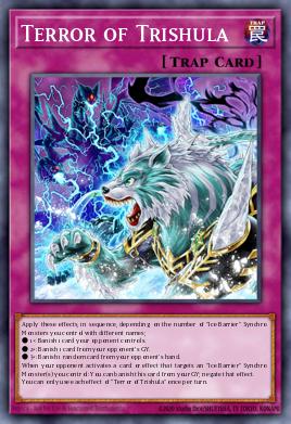Terror de Trishula GFTP-127, carta de Yu-Gi-Oh! de Ghosts From the Past