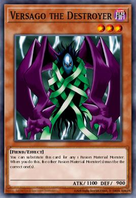 Versago el Destructor GLD4-006, carta de Yu-Gi-Oh! de Gold Series 4: Pyramids Edition
