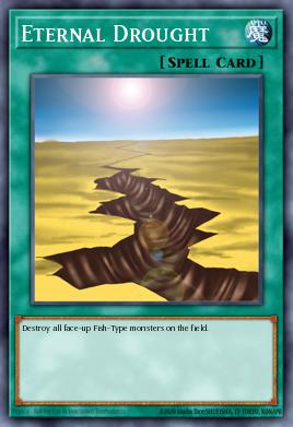 Sequía Eterna GLD4-033, carta de Yu-Gi-Oh! de Gold Series 4: Pyramids Edition