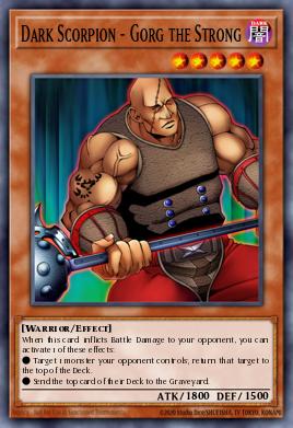 Escorpión Oscuro - Gorg el Fuerte GLD5-011