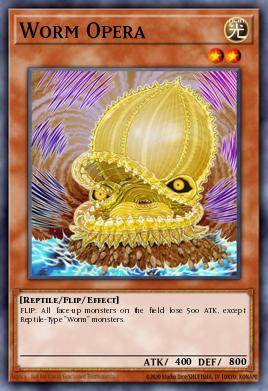 Gusano Ópera HA02-052, carta de Yu-Gi-Oh! de Hidden Arsenal 2