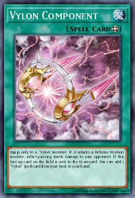 Componente Vylon HA06-025, carta de Yu-Gi-Oh! de Hidden Arsenal 6: Omega Xyz