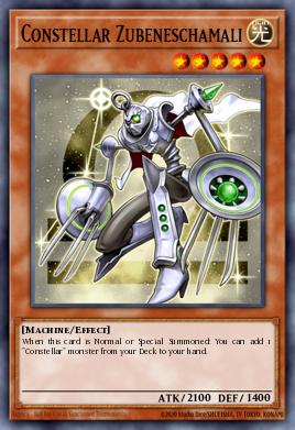 Constelación Zubeneschamali HA07-009, carta de Yu-Gi-Oh! de Hidden Arsenal 7: Knight of Stars