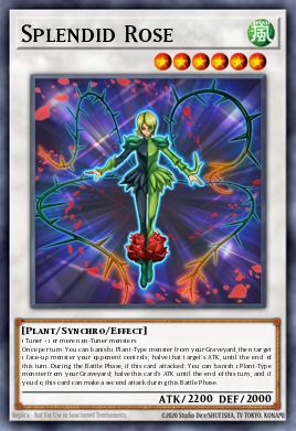 Rosa Espléndida L5DD-A27, carta de Yu-Gi-Oh! de Legendary 5D's Decks