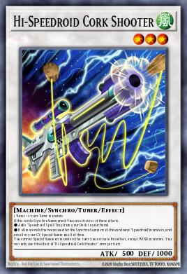 Pistola de Corchos de Alta-Velociroid LAVD-S31, carta de Yu-Gi-Oh! de Legendary Arc-V Decks