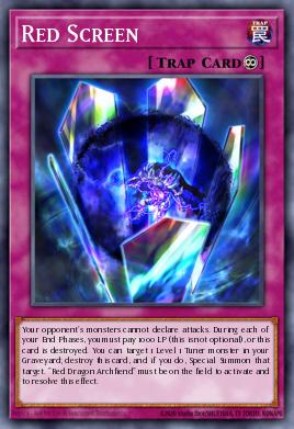 Pantalla Roja LC5D-083, carta de Yu-Gi-Oh! de Legendary Collection 5D's Mega Pack