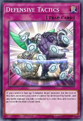 Tácticas Defensivas LCGX-265, carta de Yu-Gi-Oh! de Legendary Collection 2: The Duel Academy Years Mega Pack