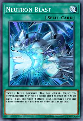 Raja Neutrónica LCKC-041, carta de Yu-Gi-Oh! de Legendary Collection Kaiba Mega Pack
