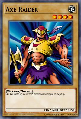 Incursor del Hacha LDK2-J07, carta de Yu-Gi-Oh! de Legendary Decks II