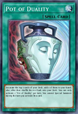 Olla de la Dualidad LDK2-Y34, carta de Yu-Gi-Oh! de Legendary Decks II