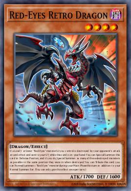 Dragón Retro de Ojos Rojos LDS1-009