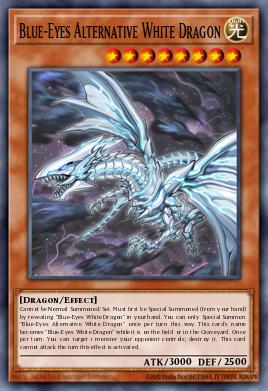 Dragón Blanco Alternativo de Ojos Azules