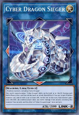 Ciber Dragón Sieger LDS2-034, carta de Yu-Gi-Oh! de Legendary Duelists: Season 2