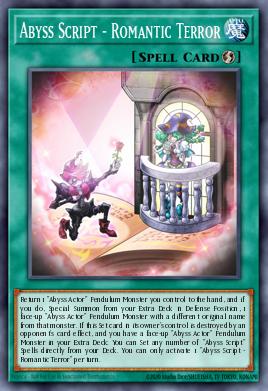 Guión de Abismo - Terror Romántico LDS2-062