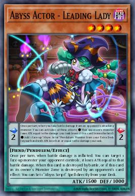 Actor del Abismo - Actriz Principal LED3-051