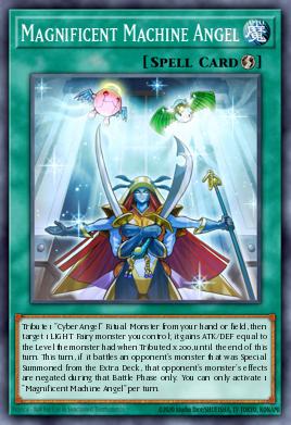 Ángel Mecánico Magnificente LED4-016, carta de Yu-Gi-Oh! de Legendary Duelists: Sisters of the Rose