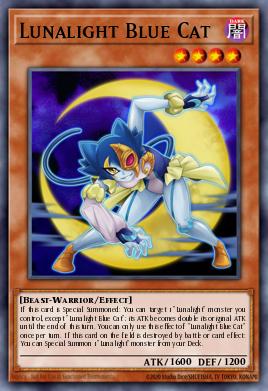 Gata Azul de la Lunaluz LED4-050