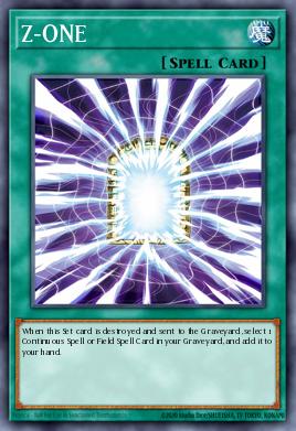Z-ONE LED8-033, carta de Yu-Gi-Oh! de Legendary Duelists: Synchro Storm