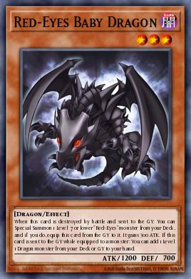 Dragón Bebé de Ojos Rojos LEDU-001