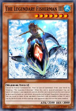 El Pescador Legendario III LEDU-020, carta de Yu-Gi-Oh! de Legendary Duelists