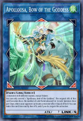 Apollousa, Arco de la Diosa MAGO-041, carta de Yu-Gi-Oh! de Maximum Gold
