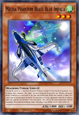 Mecha Bestia Fantasma Impalazul MAGO-064, carta de Yu-Gi-Oh! de Maximum Gold