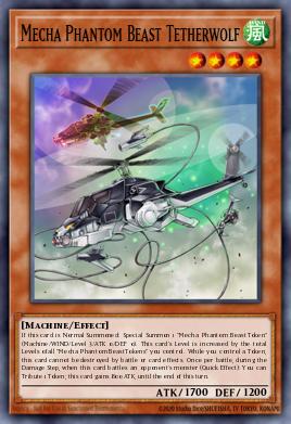 Mecha Bestia Fantasma Loboatado MP14-008, carta de Yu-Gi-Oh! de 2014 Mega-Tin Mega Pack
