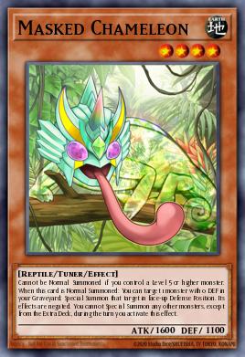 Camaleón Enmascarado MP14-091, carta de Yu-Gi-Oh! de 2014 Mega-Tin Mega Pack