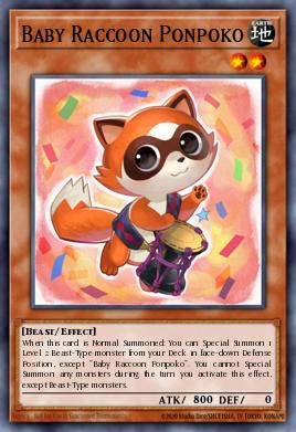 Mapache Bebé Ponpoko MP14-136