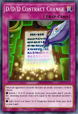 D/D/D Cambio de Contrato MP16-154, carta de Yu-Gi-Oh! de 2016 Mega-Tin Mega Pack