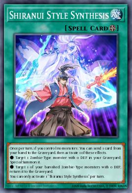Síntesis Estilo Shiranui MP16-220, carta de Yu-Gi-Oh! de 2016 Mega-Tin Mega Pack