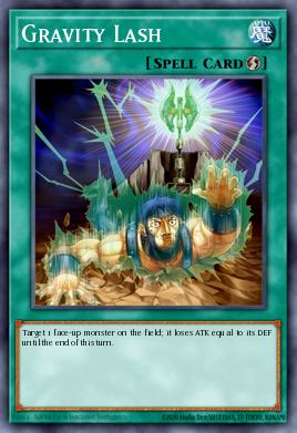 Latigazo de la Gravedad MP18-077, carta de Yu-Gi-Oh! de 2018 Mega-Tin Mega Pack