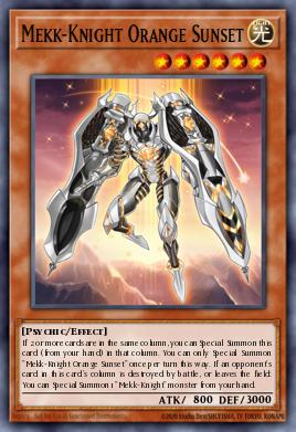 Mekk-Caballero Atardecer Naranja MP18-179