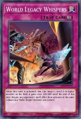 Susurros del Legado Mundial MP18-217, carta de Yu-Gi-Oh! de 2018 Mega-Tin Mega Pack