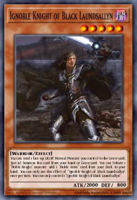 Innoble Caballero de Negro Laundsallyn NKRT-005