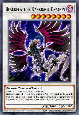 Dragón Rabiaoscura Plumanegra PGLD-017
