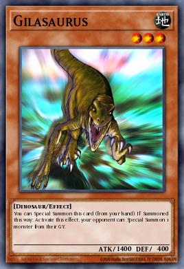 Gilasaurus RP02-043, carta de Yu-Gi-Oh! de Retro Pack 2