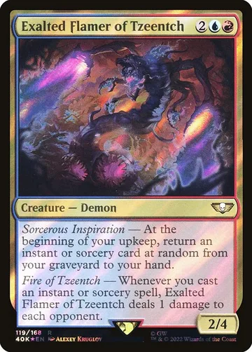 Exalted Flamer of Tzeentch 119★