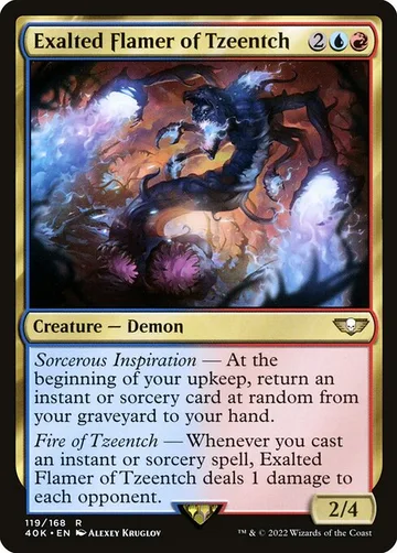 Exalted Flamer of Tzeentch 119