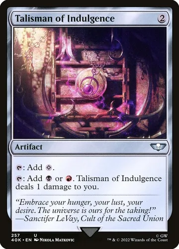 Talisman of Indulgence 257