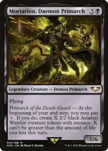 Mortarion, Daemon Primarch 41