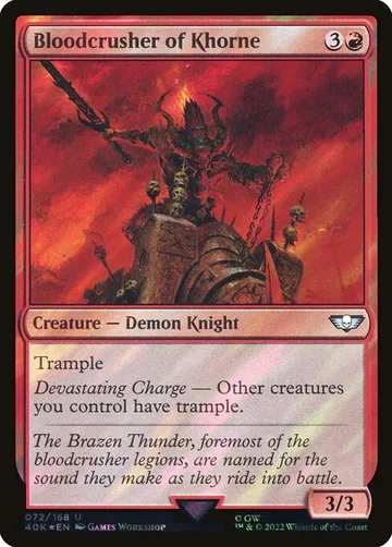Bloodcrusher of Khorne 72★