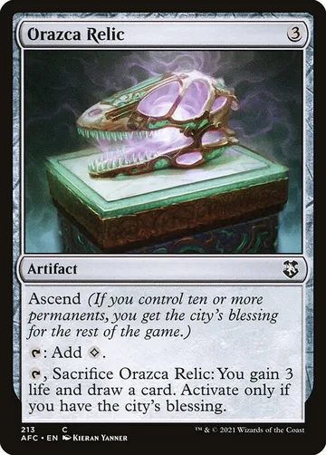 Orazca Relic 213