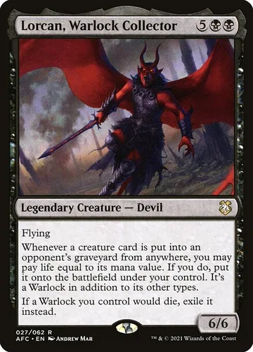 Lorcan, Warlock Collector 27